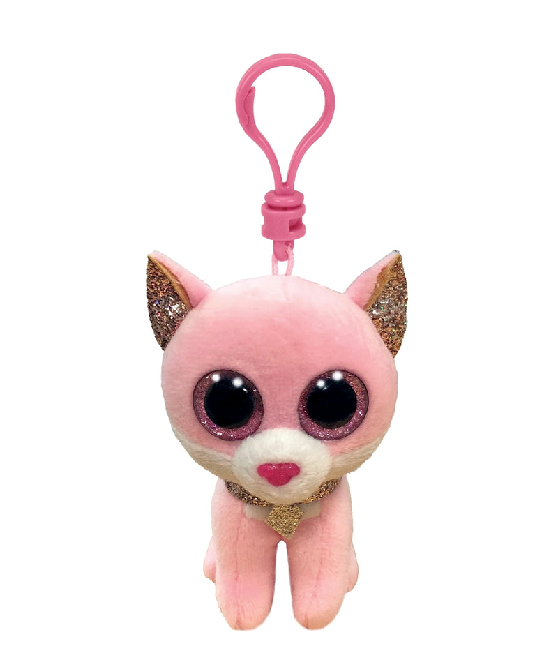 Beanie Boos Clip Fiona - Pink Cat