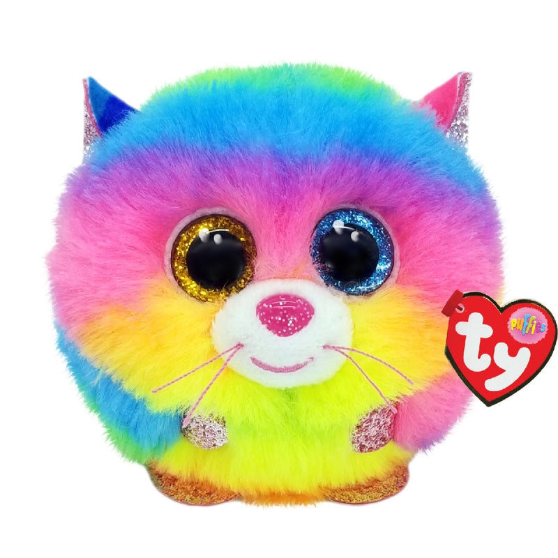 Ty Puffies Gizmo - Rainbow Cat