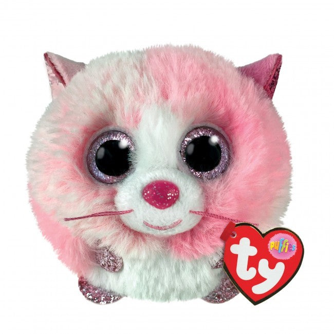 Ty Puffies Tia - Cat Valentines Day