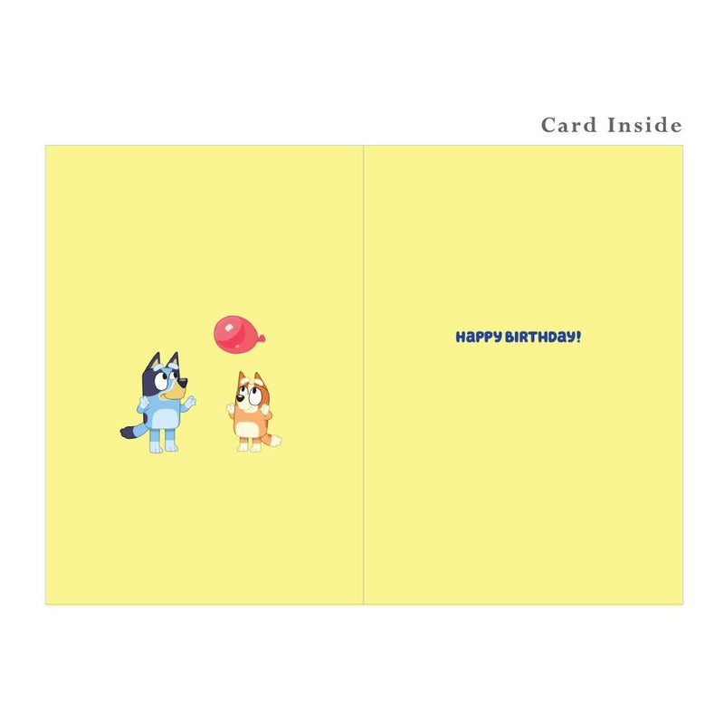 Bluey 1st Birthday Card